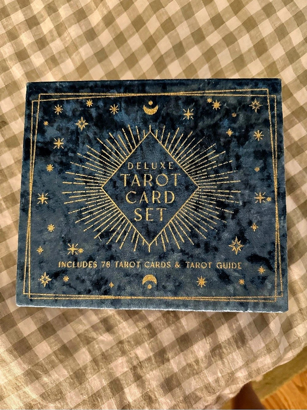 Brand new Deluxe Tarot Card Set Blue & Gold